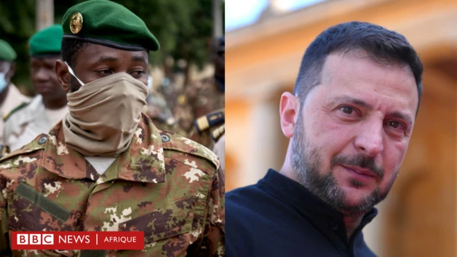 Assimi Goita et Zelensky (photomontage)