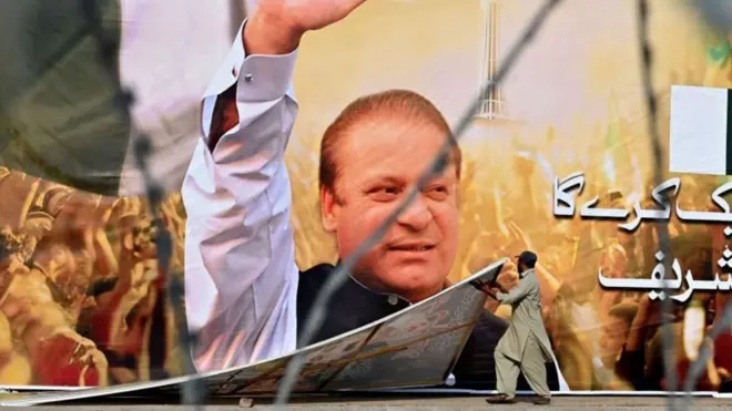 नवाज़ शरीफ़ के स्वागत की तैयारी.