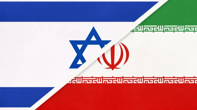 د ایران او اسرائیلو بیرغ