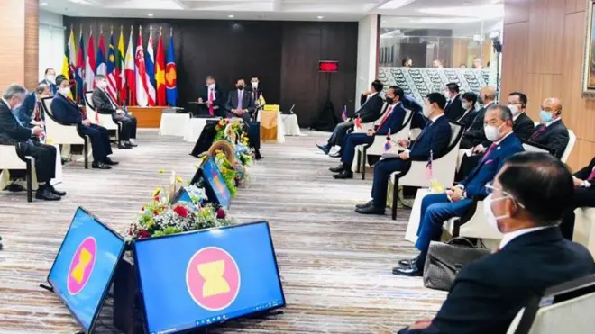 ၂၀၂၁ ဧပြီက အာဆီယံခေါင်းဆောင်များအစည်းအဝေး