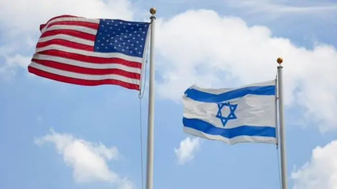د اسرائیلو او امریکا بیرغ