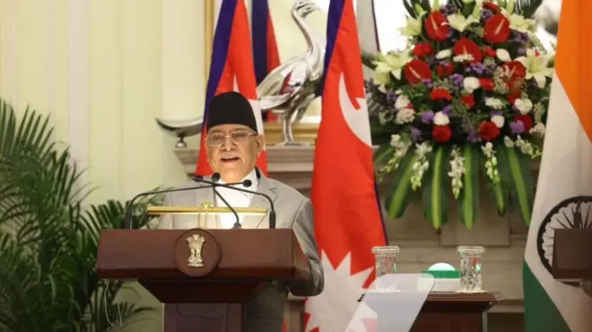 नेपाल के प्रधानमंत्री प्रचंड