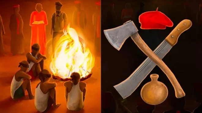 Aworan awọn ẹgbẹ okunkun