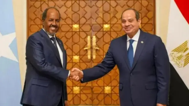 Dalalka Soomaaliya iyo Masar ayaana heshiis amni waxa ay kala saxiixdeen bishii Agoosto ee sanadkaan.