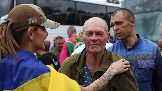 українські військові, яких повернули додому