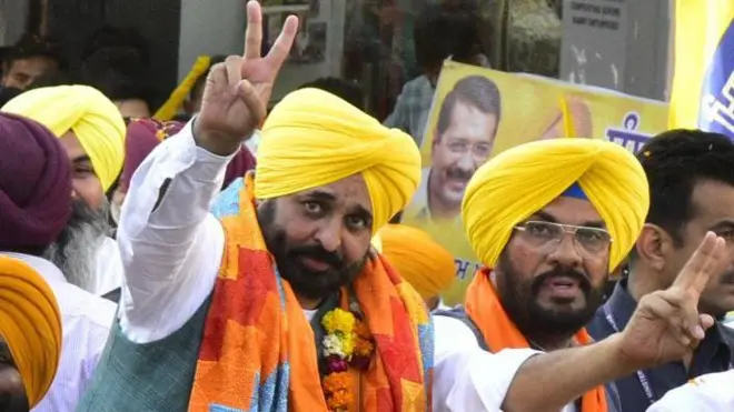 ਭਗਵੰਤ ਮਾਨ ਅਤੇ ਕੁਲਦੀਪ ਸਿੰਘ ਧਾਲੀਵਾਲ