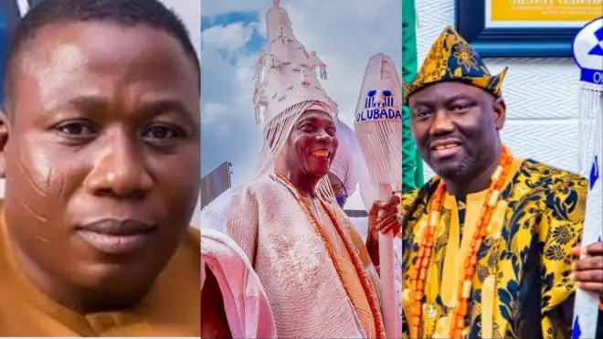 Aworan Sunday Igboho, Olubadan ati Alaafin