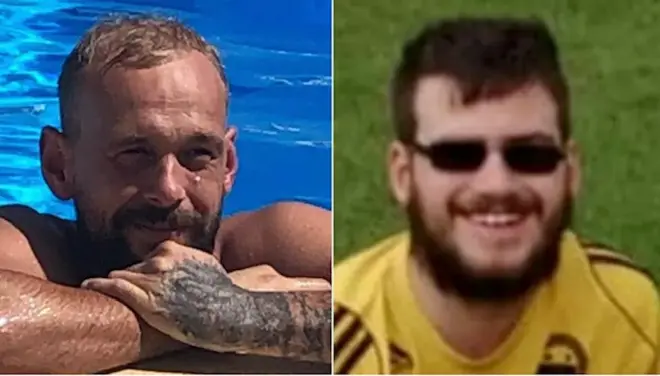 Andrew Hill (trái) và Dylan Healy 
