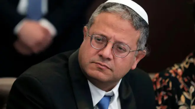 Aşırı sağcı İsrail Ulusal Güvenlik Bakanı Itamar Ben-Gvir,