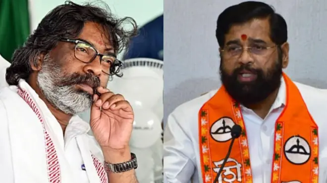 హేమంత్ సోరెన్, ఏక్‌నాథ్ షిండే