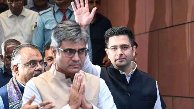 ਸੰਦੀਪ ਪਾਠਕ ਤੇ ਰਾਘਵ ਚੱਢਾ