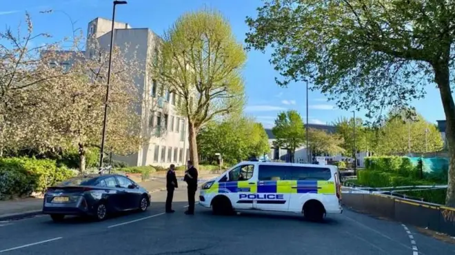 پلیس لندن در محل