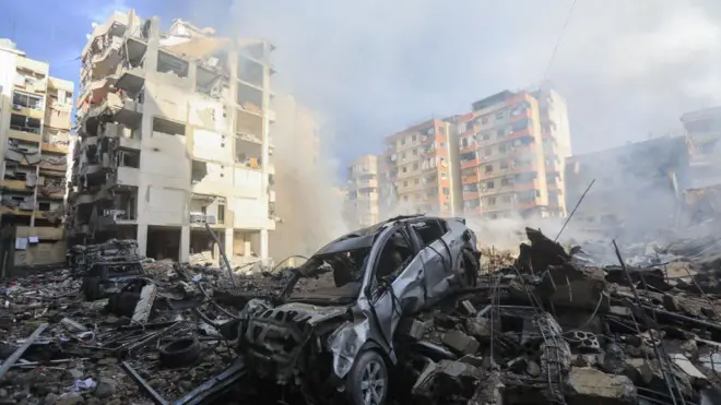 బేరూత్‌లో ఇజ్రాయెల్ దాడులు