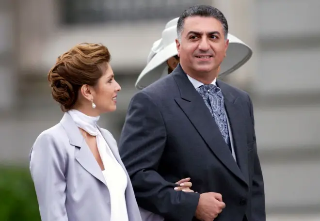 د ایران پخوانی شاهزاده او مېرمنه یې 