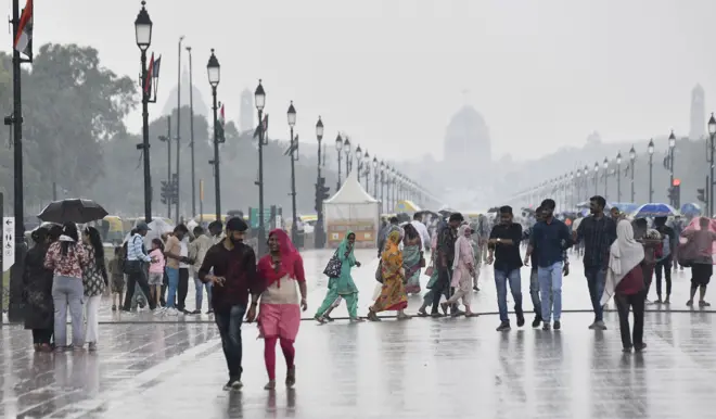 दिल्ली में बारिश