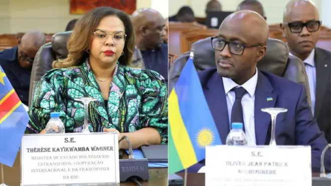 Abakuru b'ububanyi n'amahanga ku ruhande rwa DR Congo n'u Rwanda ni bo bategetsi bakuru kugeza ubu barimo guhurira mu biganiro bishya i Luanda kuva mu kwezi gushize