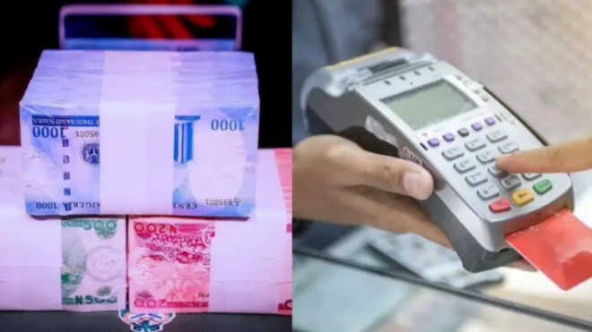 Owo naira aganran ati ẹrọ POS