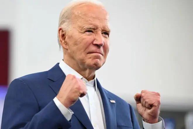 Joe Biden avugana n'abanywanyi biwe
