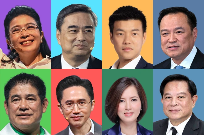 แคนดิเดตนายกฯ จาก 8 พรรค