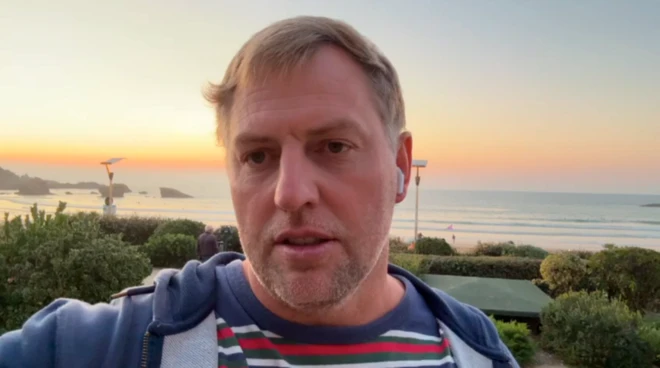 Кадр из видео, опубликованного Осечкиным в телеграм-канале