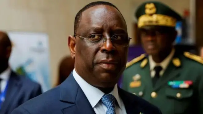 Aworan aarẹ Macky Sall