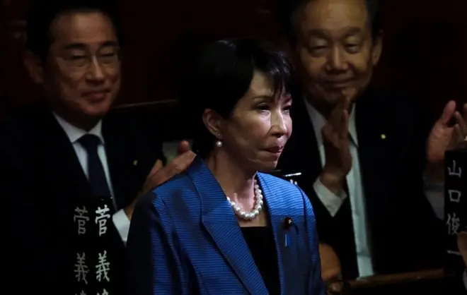 21일 다카이치 총재는 일본 중의원(하원) 본회의에서 진행된 총리 지명선거 1차 투표에서 과반 득표하며 총리로 선출됐다