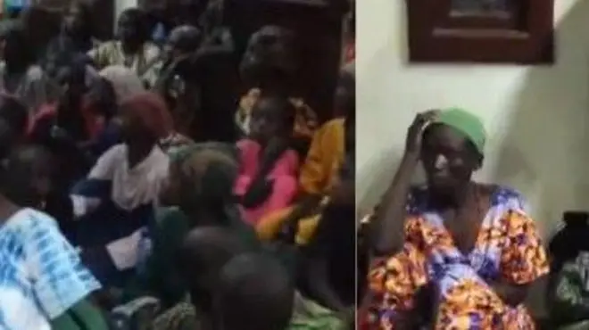 Awọn eeyan ilu Woro nipinlẹ Kwara ti wọn gba idande lọwọ ajinigbe
