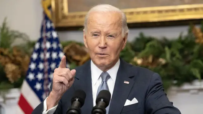 Joe Biden address people