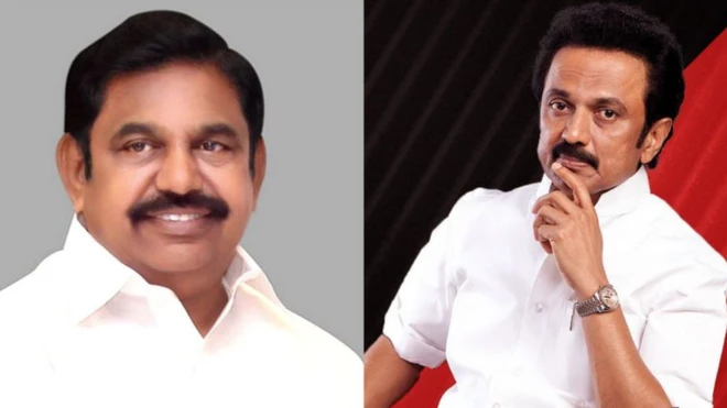 எடப்பாடி பழனிசாமி - மு.க.ஸ்டாலின் 