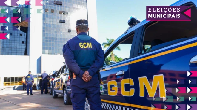 Agentes e viaturas da Guarda Civil Metropolitanacbet websiteGoiânia