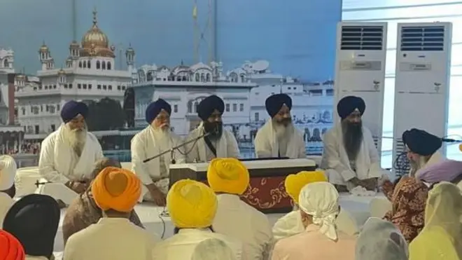 ਅਕਾਲ ਤਖ਼ਤ ਸਕੱਤਰੇਤ ਅੱਗੇ ਪੇਸ਼ ਹੁੰਦੇ ਪੰਜਾਬ ਦੇ ਸਿੱਖ ਵਿਧਾਇਕ ਅਤੇ ਮੰਤਰੀ