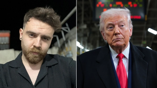 Коллаж: Эрфан Солтани и Дональд Трамп