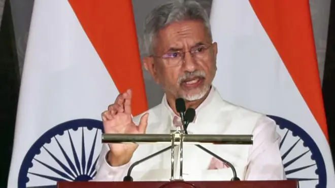 भारतीय विदेशमंत्री एस जयशंकर ने कहा कि भारत अपने हितों के हिसाब से फ़ैसले लेगा