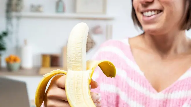 Umuneke, rumwe mu mbuto zibonekamo potasiyumu