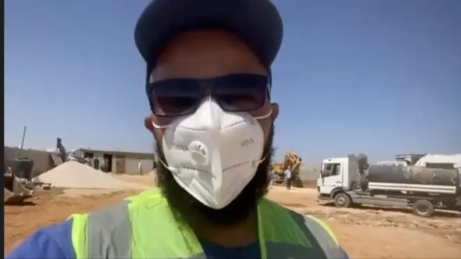 مراد أمعزب - متطوع بعمليات الدفن في ليبيا