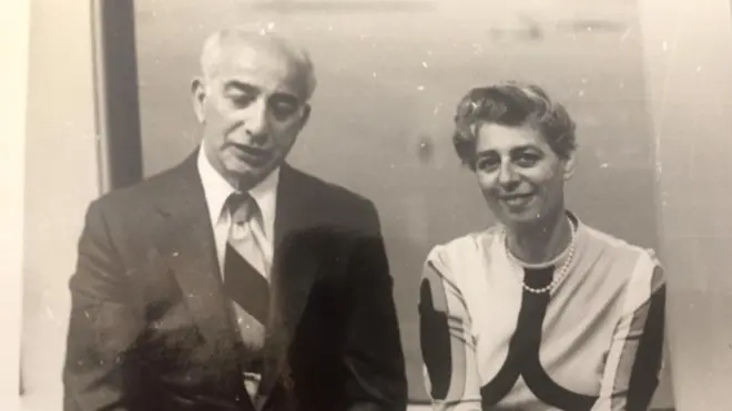 Sylvia Bloom y su esposo, Raymond Margolies.