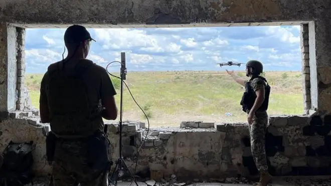 İki Ukraynalı savaşçı 