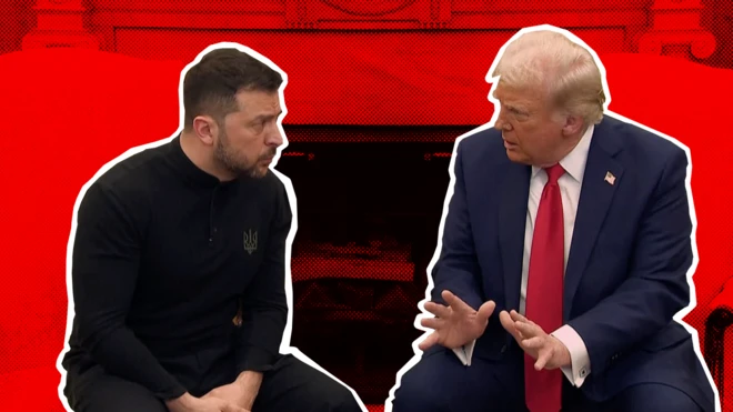 Трамп и Зеленский в Овальном кабинете