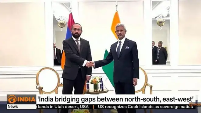 دیدار وزرای امور خارجه هند و ارمنستان در نیویورک، ۲۴ سپتامبر ۲۰۲۳