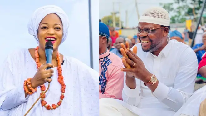 Aworan Olori Naomi ati Oriyomi Hamzat