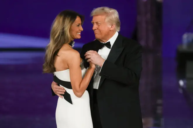 трамп и меланија
