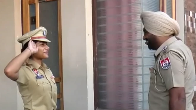 लवलीन कौर और उनके पिता चमकौर सिंह