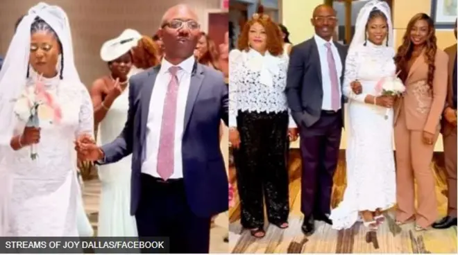 Aworan Fada naa nibi ayẹyẹ igbeyawo to ṣe naa