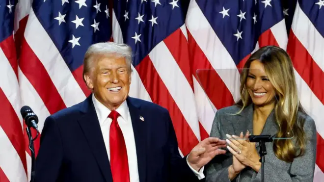 دونالد ترامپ و ملانیا ترامپ