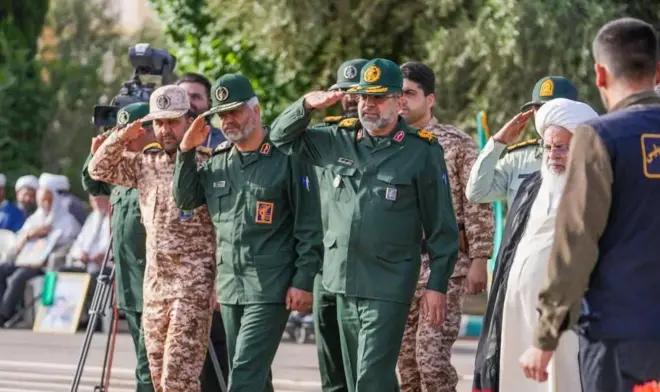 مراسم مشترک نیرو‌های مسلح ایران در استان یزد به مناسبت سوم خرداد