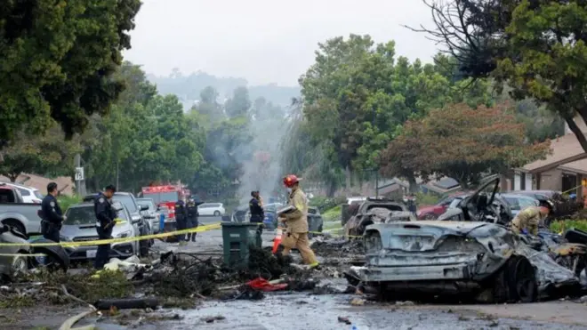 район, где упал самолет