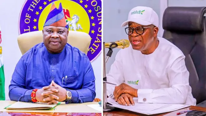 Ademola Adeleke and Adegboyega Oyetola