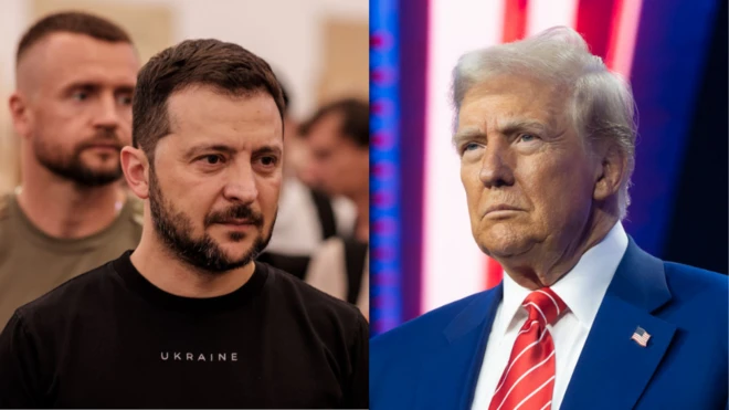 झेलेन्स्की आणि ट्रम्प