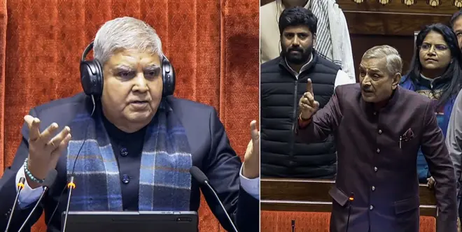 जगदीप धनखड़ और प्रमोद तिवारी