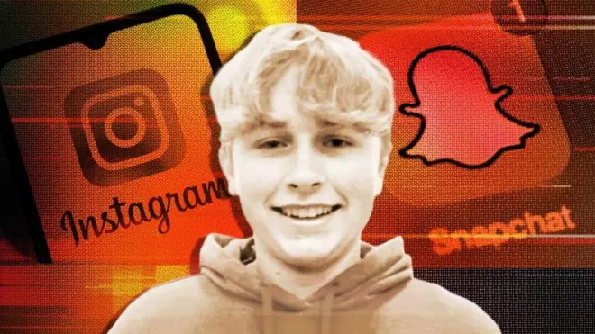 چهره ایوان بوتلر که خندان است و پشت سر او نشان‌های شبکه‌های اجتماعی ازجمله اینستاگرام